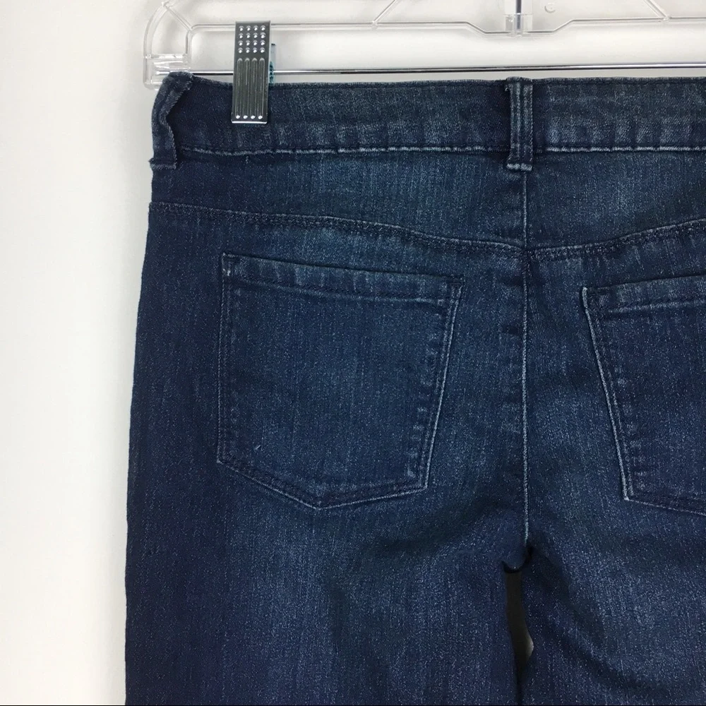 NWT Gymboree Girls Kids Size‎ 12 Embroidered Dark Wash Skinny Jeans